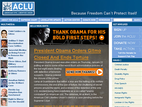 ACLU - Home Page