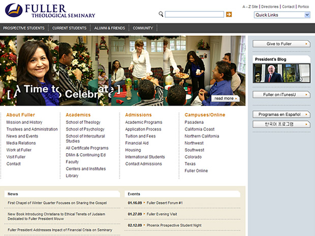 Fuller Theological Seminary - Home page