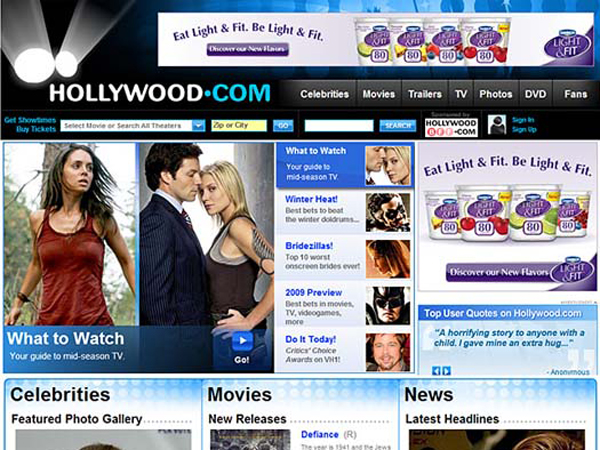 Hollywood.com - Home Page