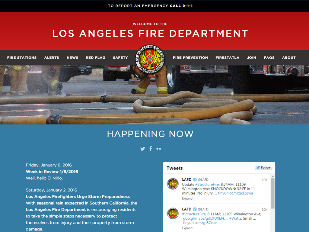 Los Angeles Fire Department - Current