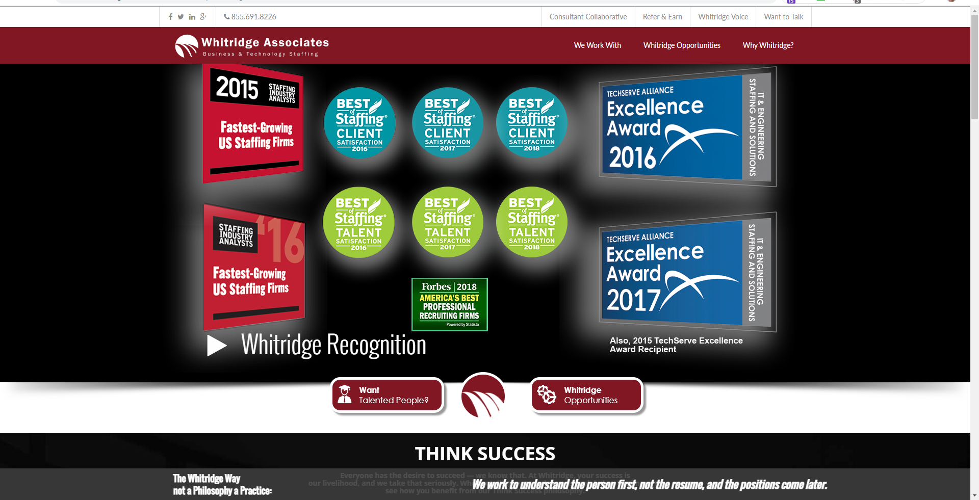 Whitridge homepage